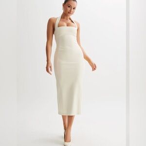 Meshki Amelita Midi White Dress